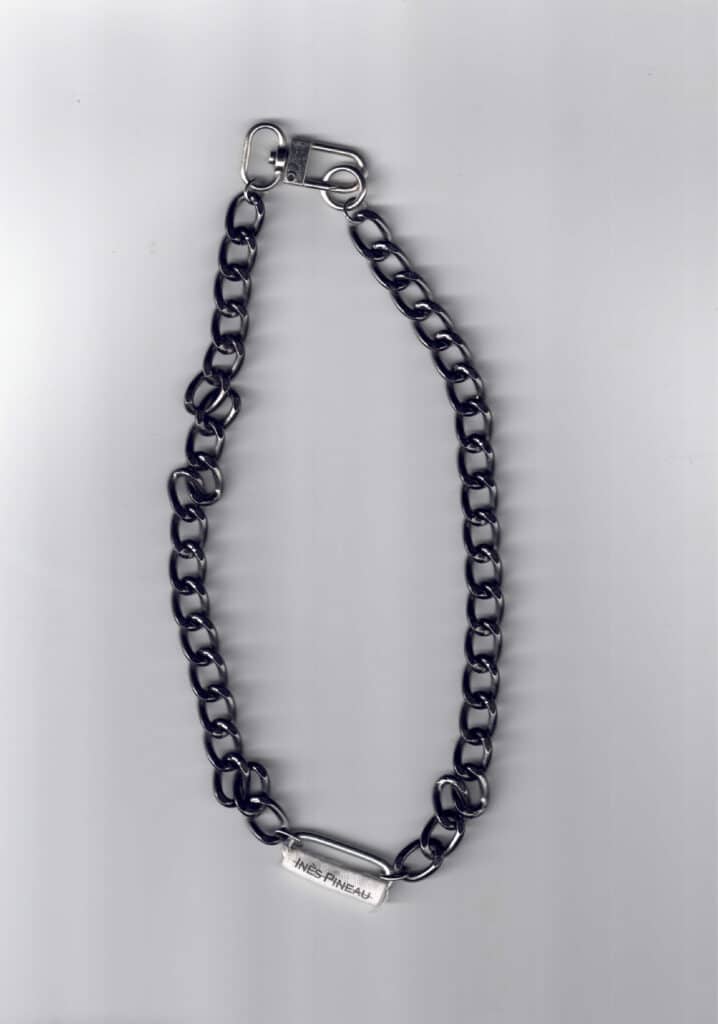 COLLIER gourmette black 1 scaled