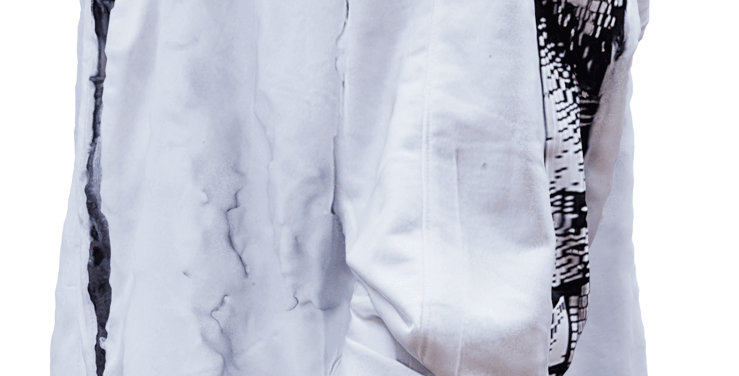 Retinattraktiv chemise blanche imprimée